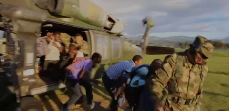 Ejercito evacúa a líderes sociales de Argelia