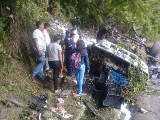 Dos muertos en accidente en la panamericana