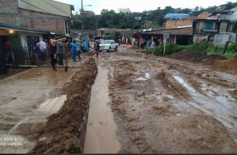 Aguaceros causaron inundaciones en Popayán