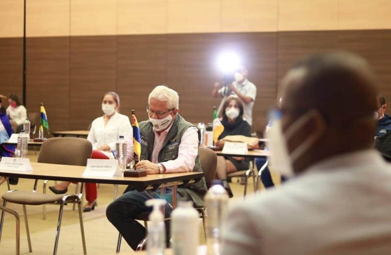 Reunión con Alcaldes para coordinar acciones frente al Covid19