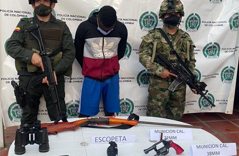 Capturado alias Moyo miembro de las disidencias en el norte del Cauca