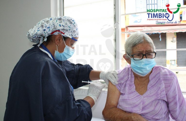 Avanza vacunación contra Covid19 en Timbío
