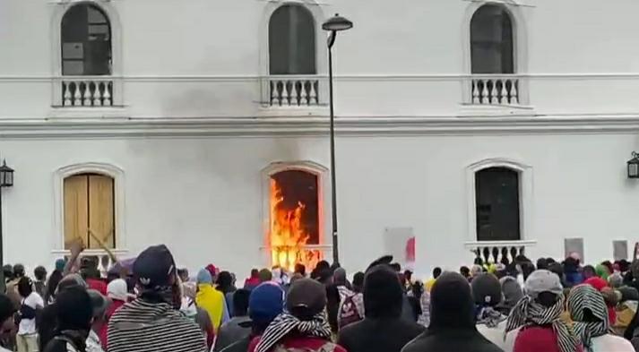 Popayán vivió una nueva tarde de caos y destrucción este viernes