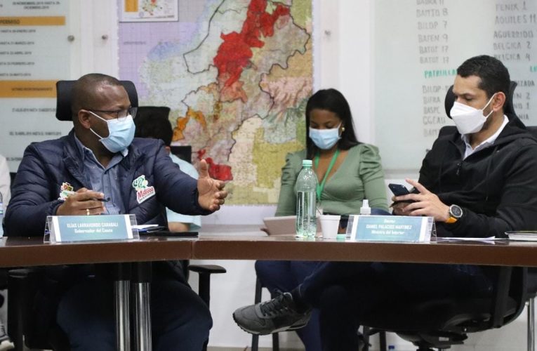 Ministro del Interior Daniel Palacios lideró Consejo de Seguridad en Popayán