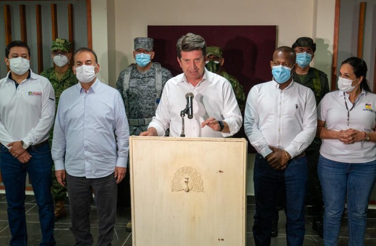 “No dejaremos que los narcoterroristas de las disidencias de las FARC amedrenten a la comunidad”: Ministro de Defensa
