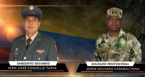Dos militares muertos y tres heridos en combates con el ELN