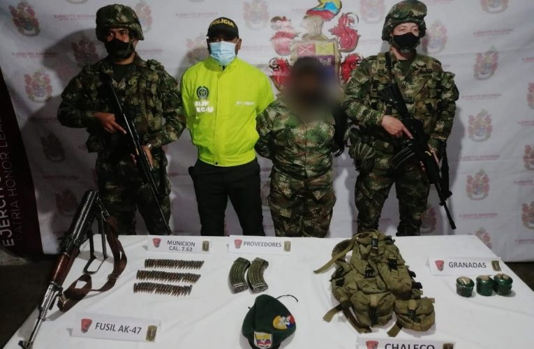 Capturada alias Shirley del GAO-r Dagoberto Ramos Ortiz